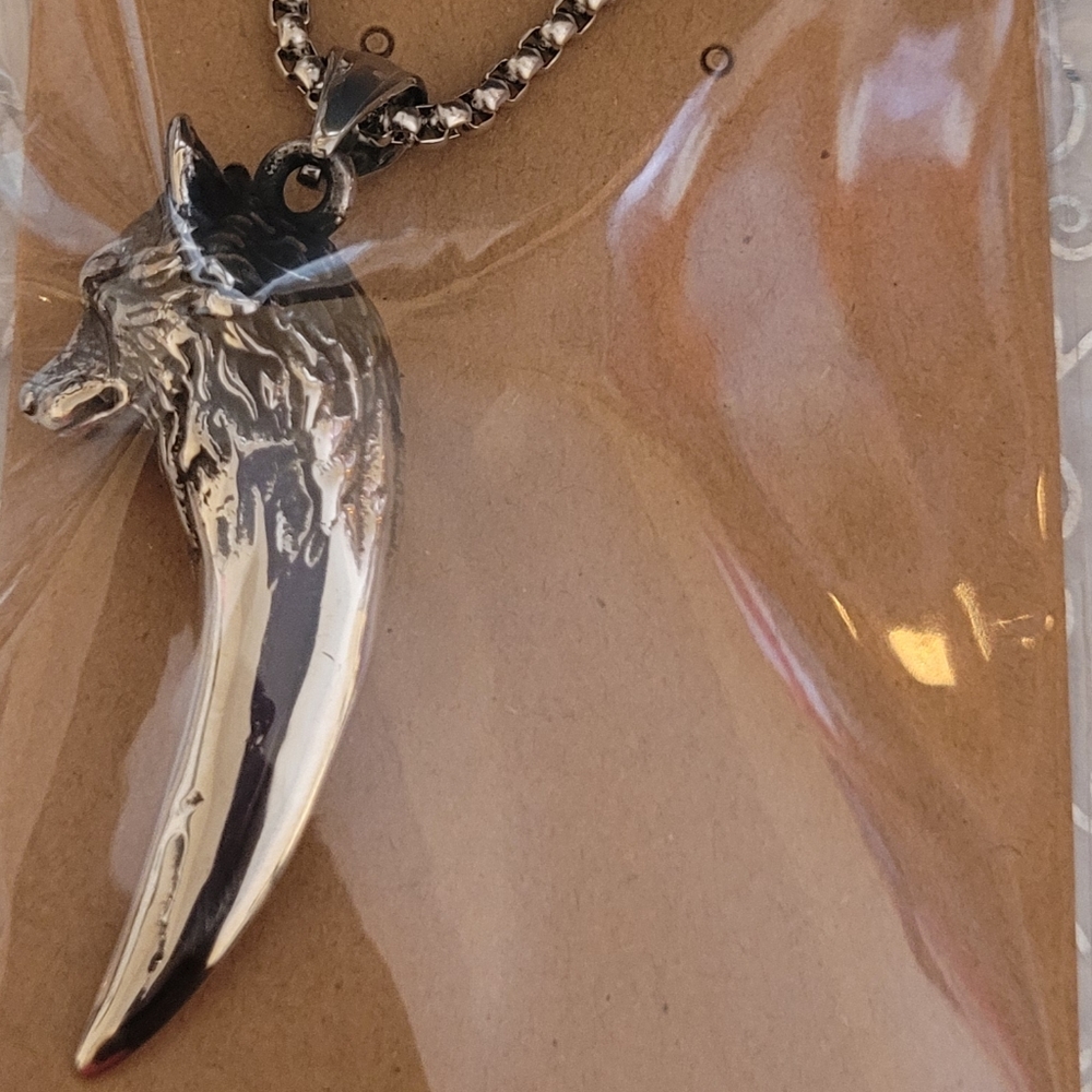 Wolf fang necklace